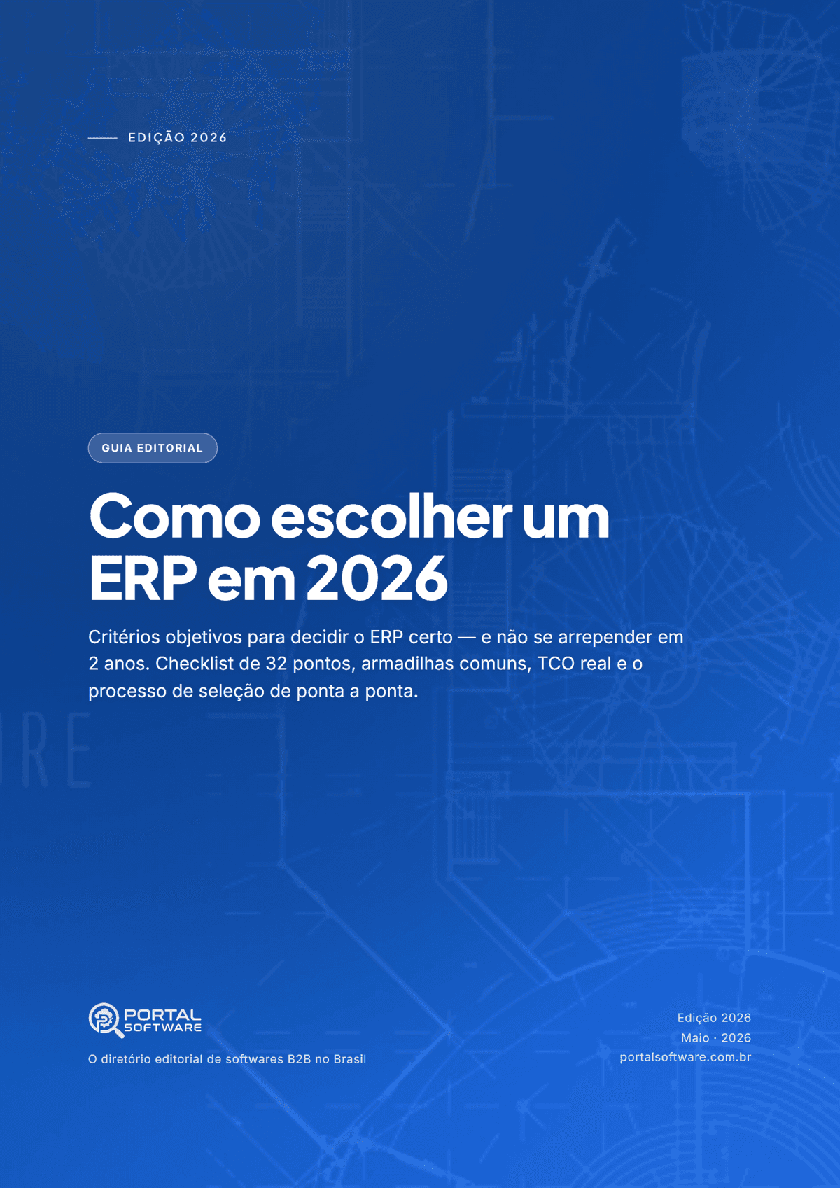 Capa: Guia: Como escolher um ERP em 2026