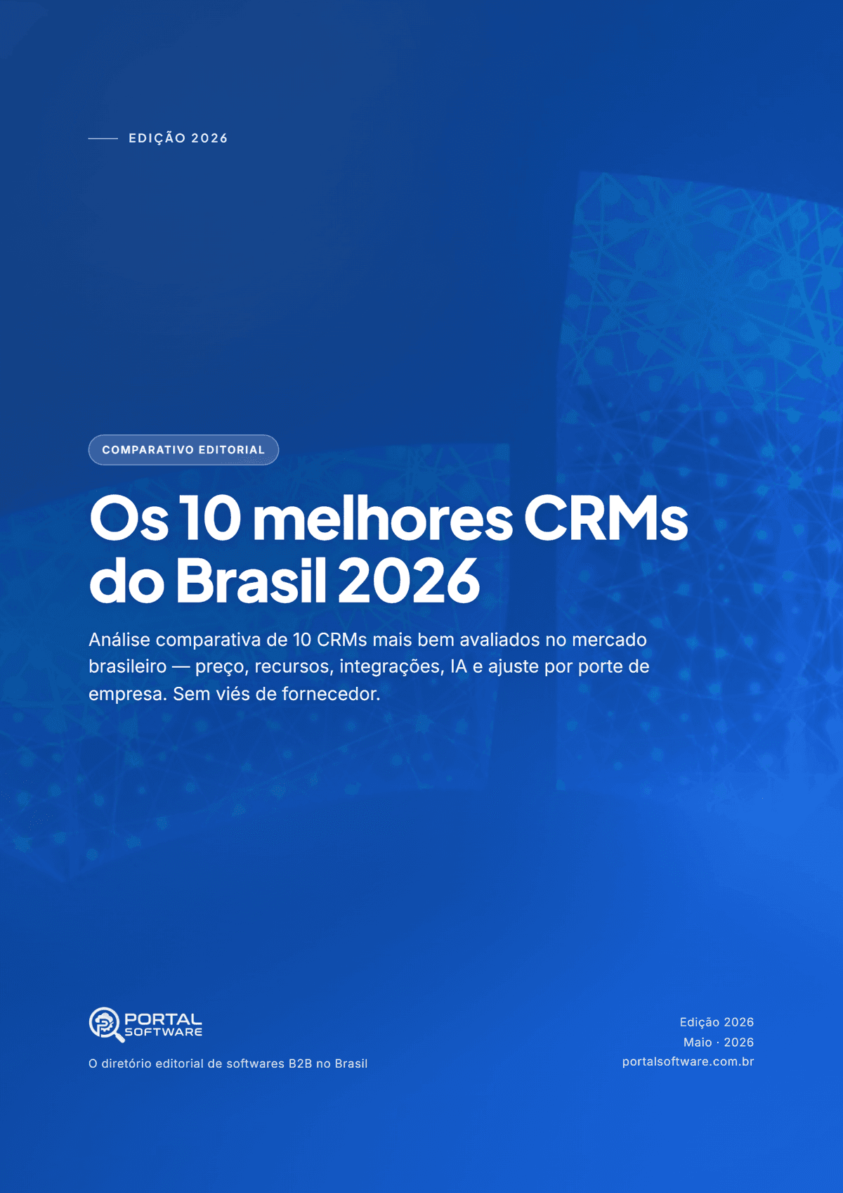 Capa: Comparativo: 10 melhores CRMs do Brasil 2026