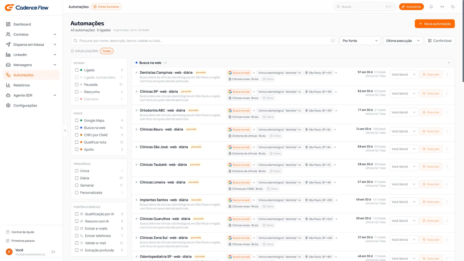 CadenceFlow screenshot 2